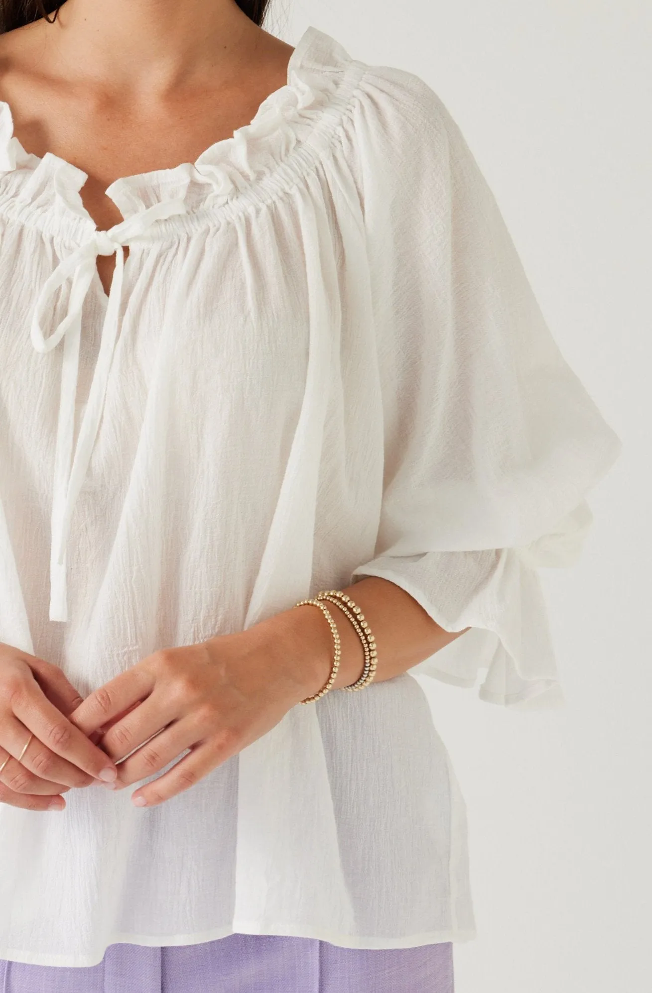 Frill Top | Porcelain