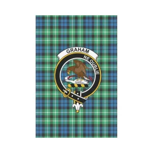 Graham Of Montrose Tartan Ancient Clan Badges Garden Flag K7