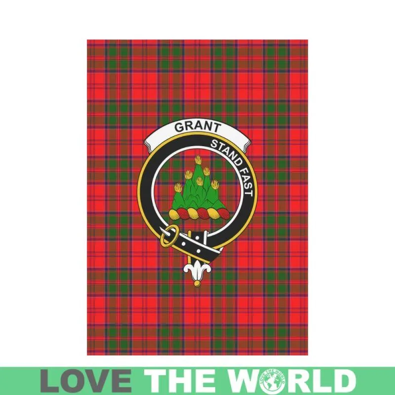 Grant Tartan Flag Clan Badge K7