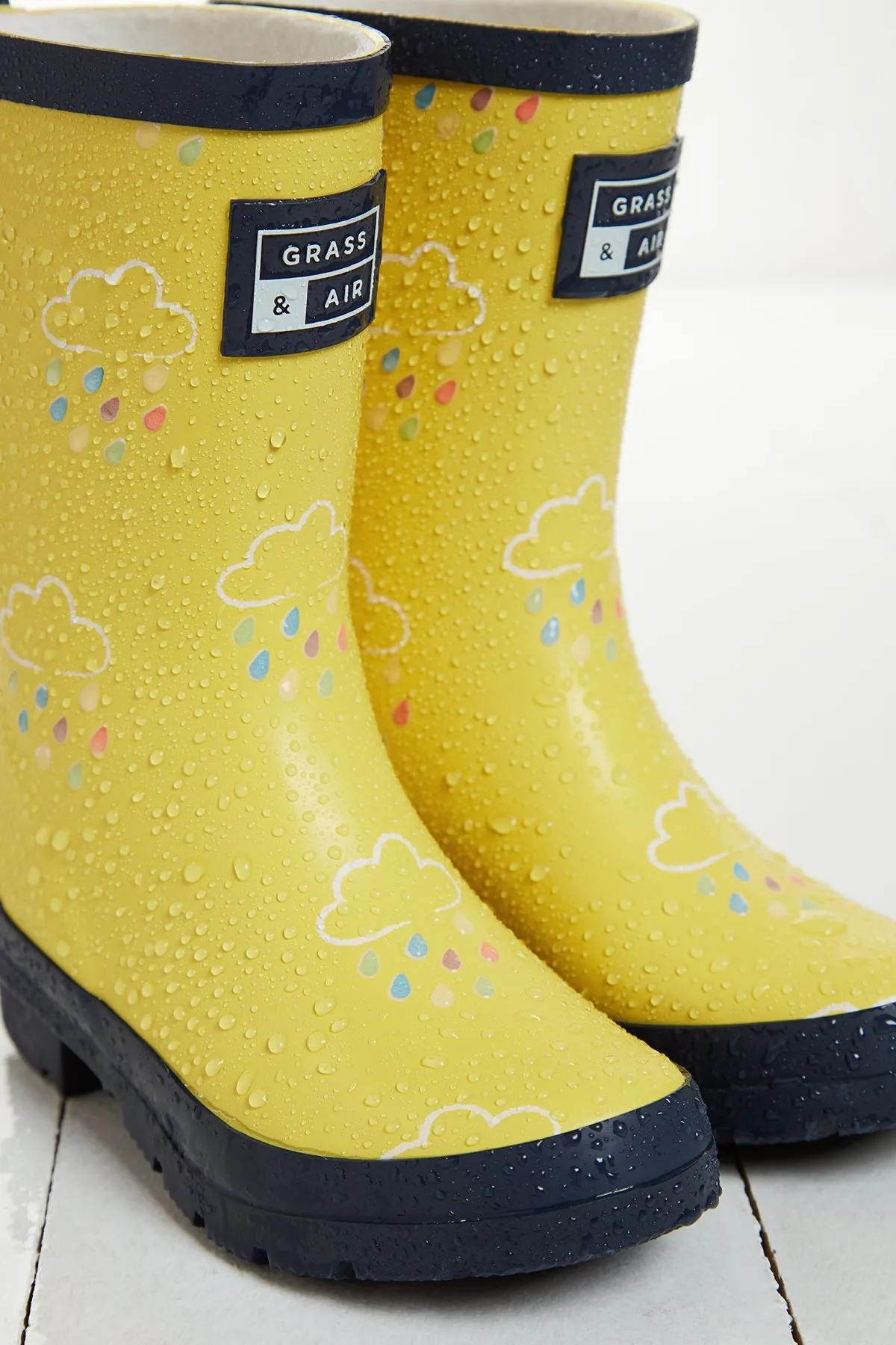 Grass & Air Junior Cloud Adventure Boot Yellow