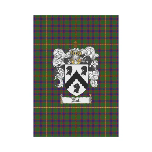 Hall Tartan Flag Clan Badge K7