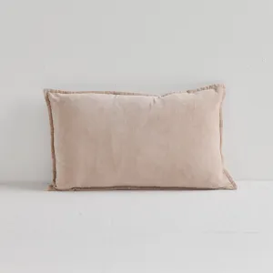 Hudson V2 Velvet Cushion - Bone - 30X50