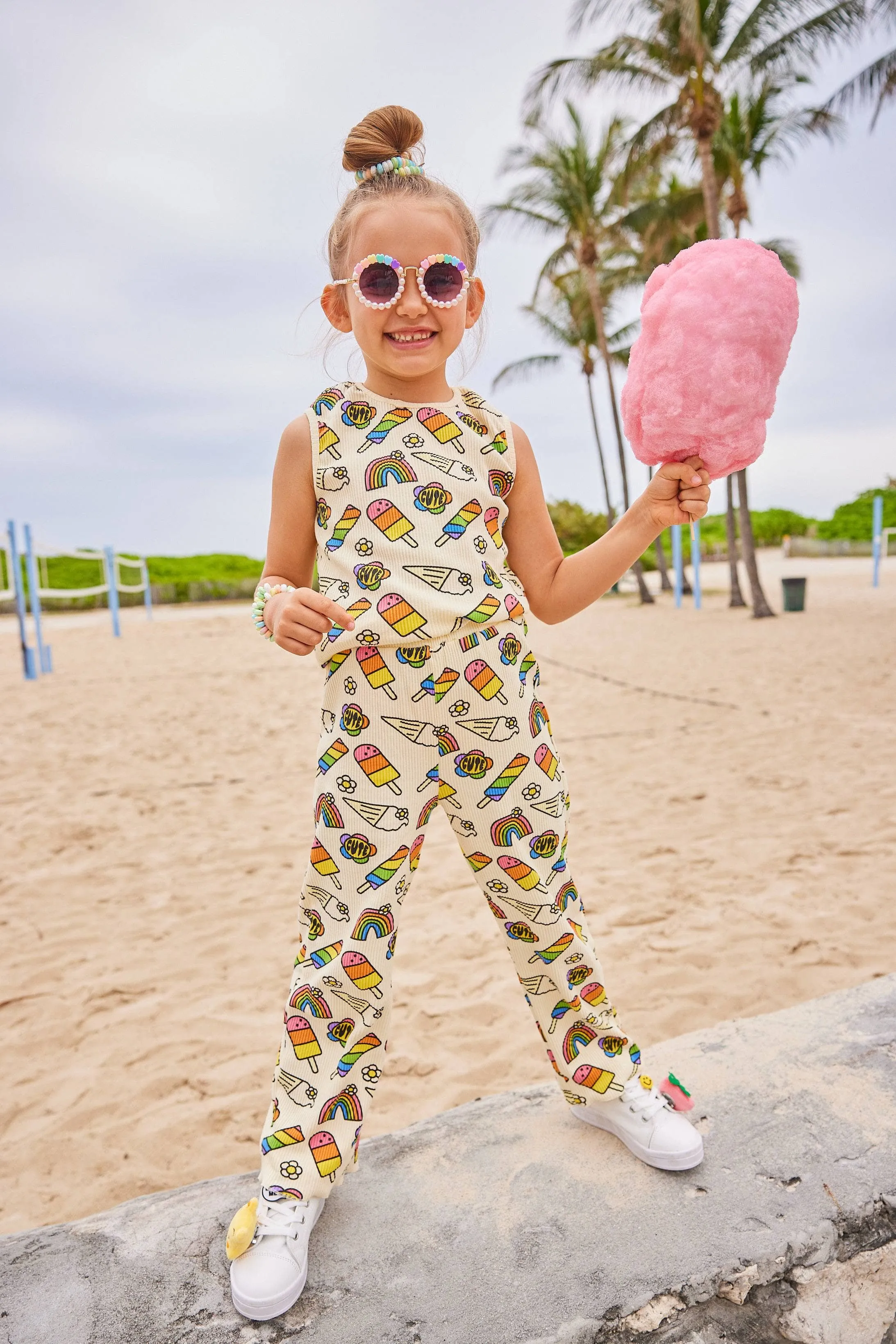 Ice Cream Ruffle Tank Set