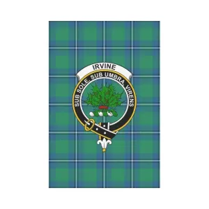 Irvine Tartan Flag Clan Badge K7