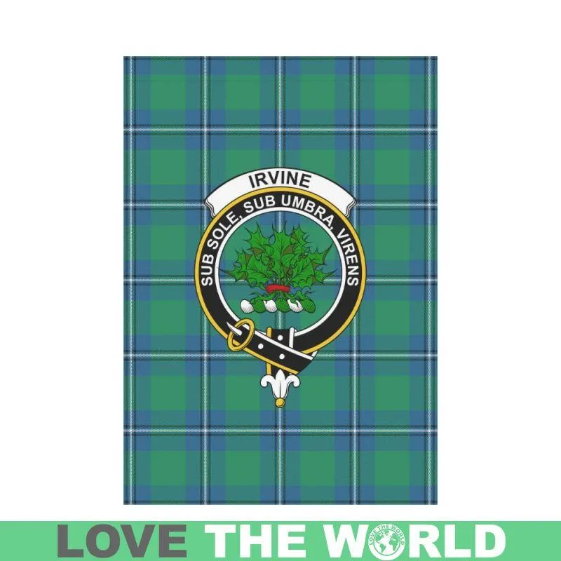 Irvine Tartan Flag Clan Badge K7