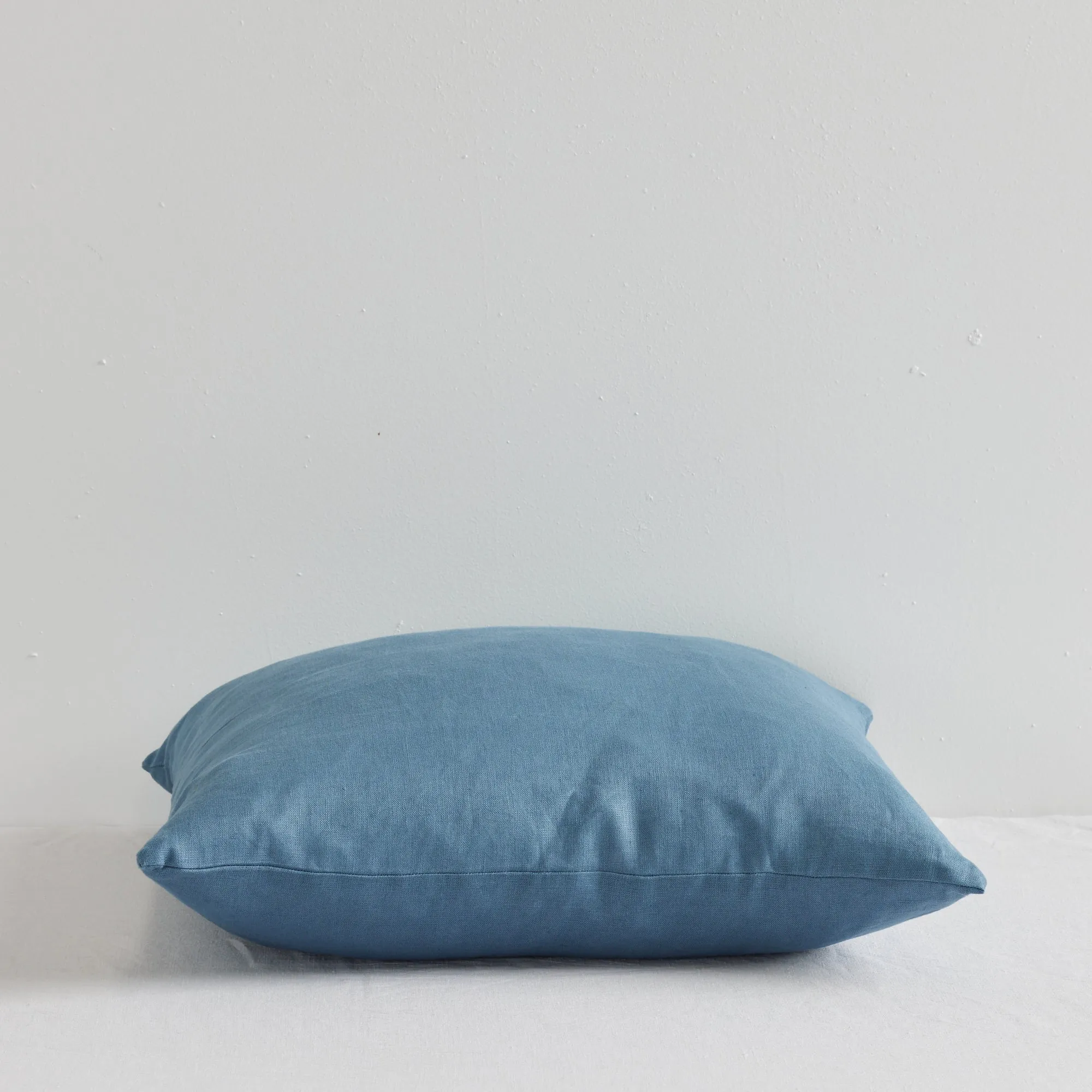 Jasper V2 Linen Cushion - Mid Blue - 50X50