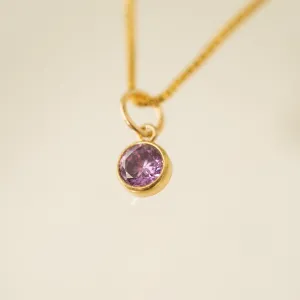 June Birthstone Gold-Filled Necklace