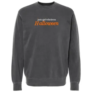 'Just A Girl Who Loves Halloween' Cozy Crew