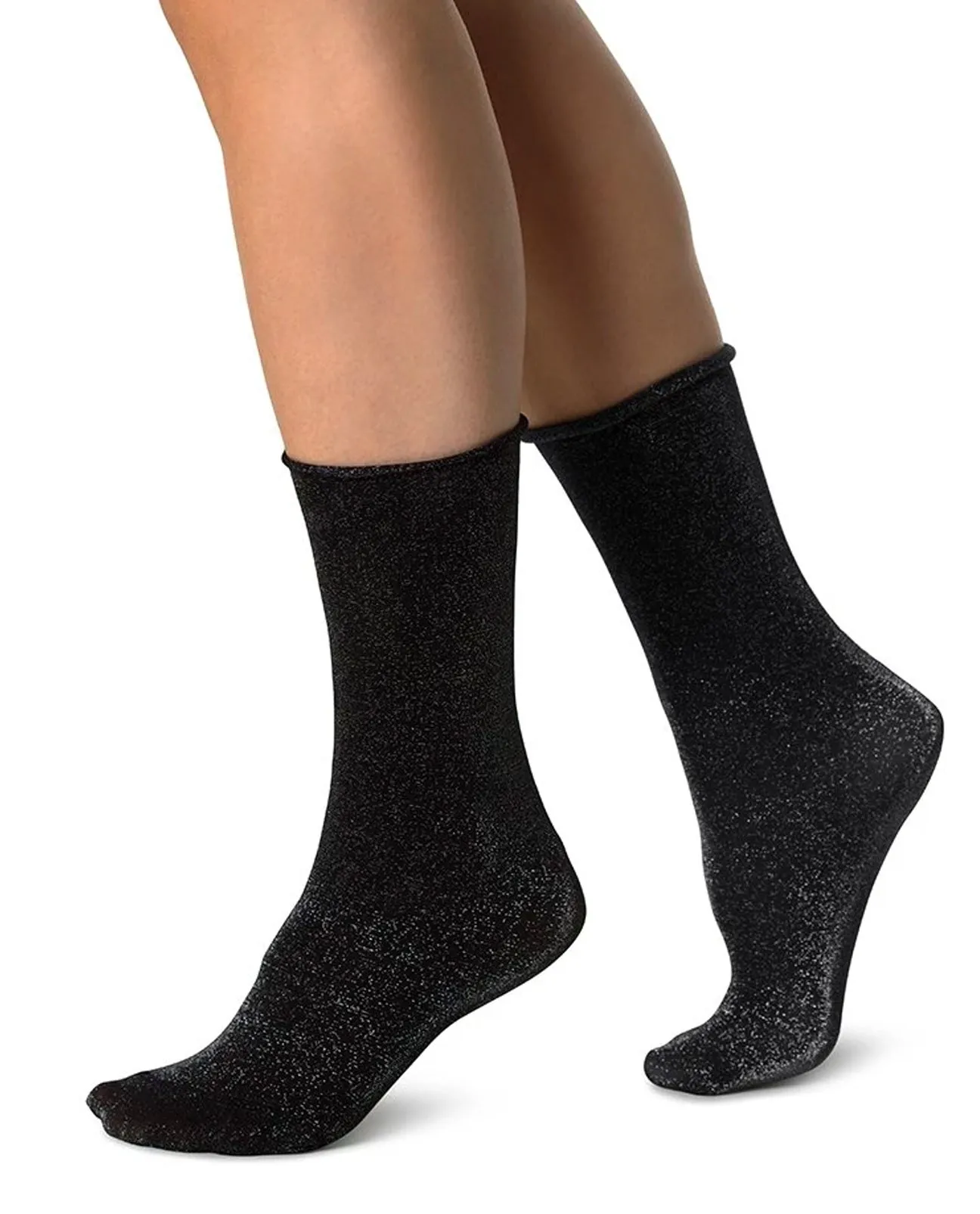 LISA Lurex Socks Silver