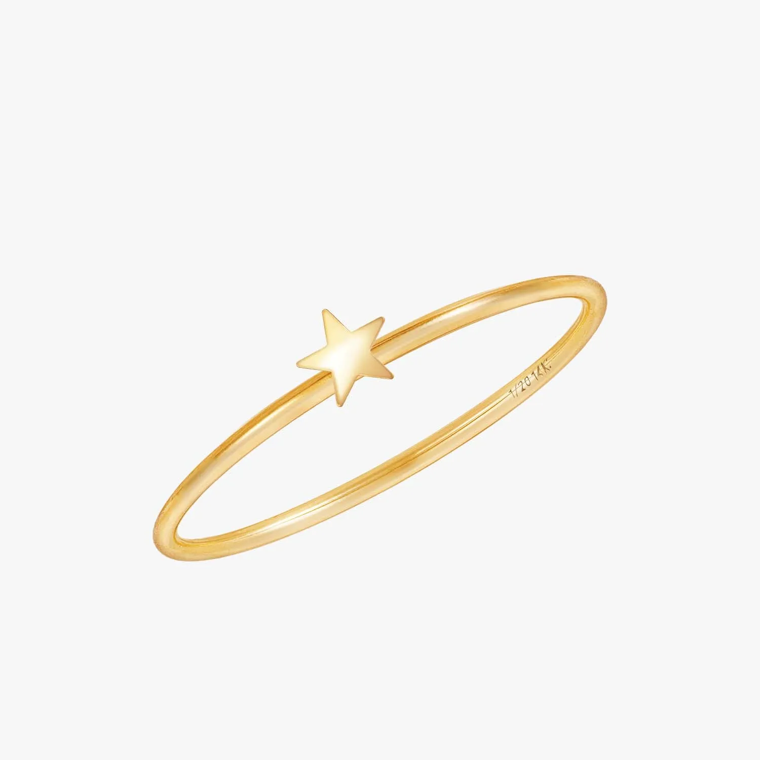 Little Golden Star Ring