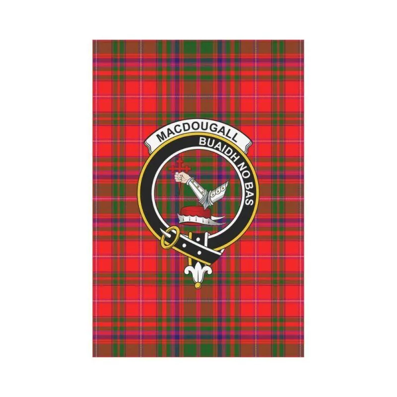 Macdougall Tartan Flag Clan Badge K7