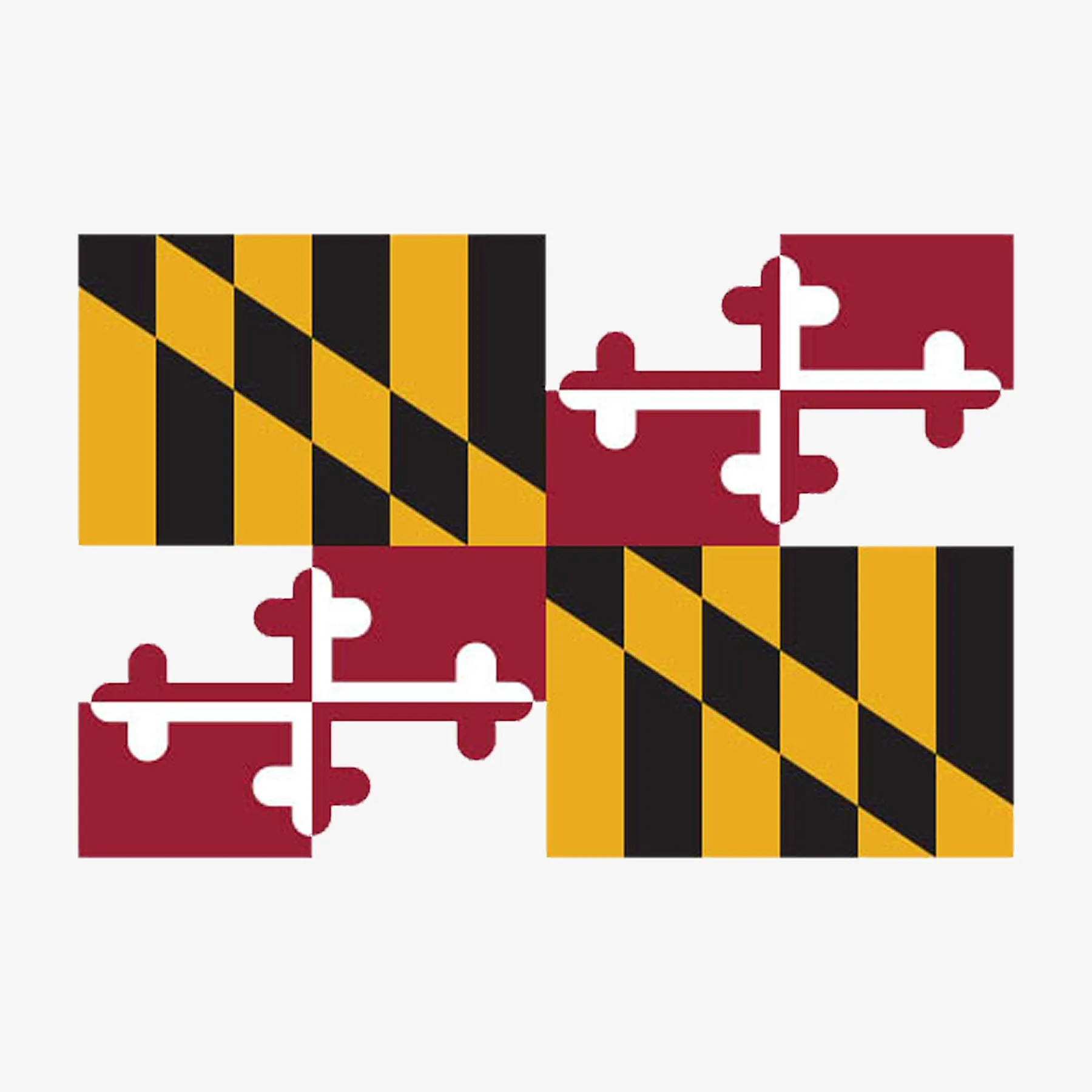 Maryland Flag Sticker