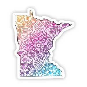 Minnesota Mandala Sticker