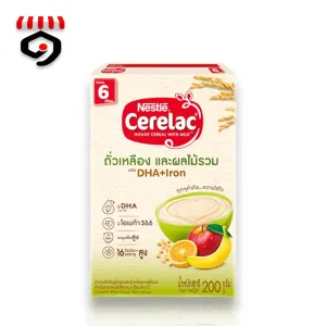 Nestle Cerelac Baby Food Cereal With Soy And Mixed Fruit 6M  200g