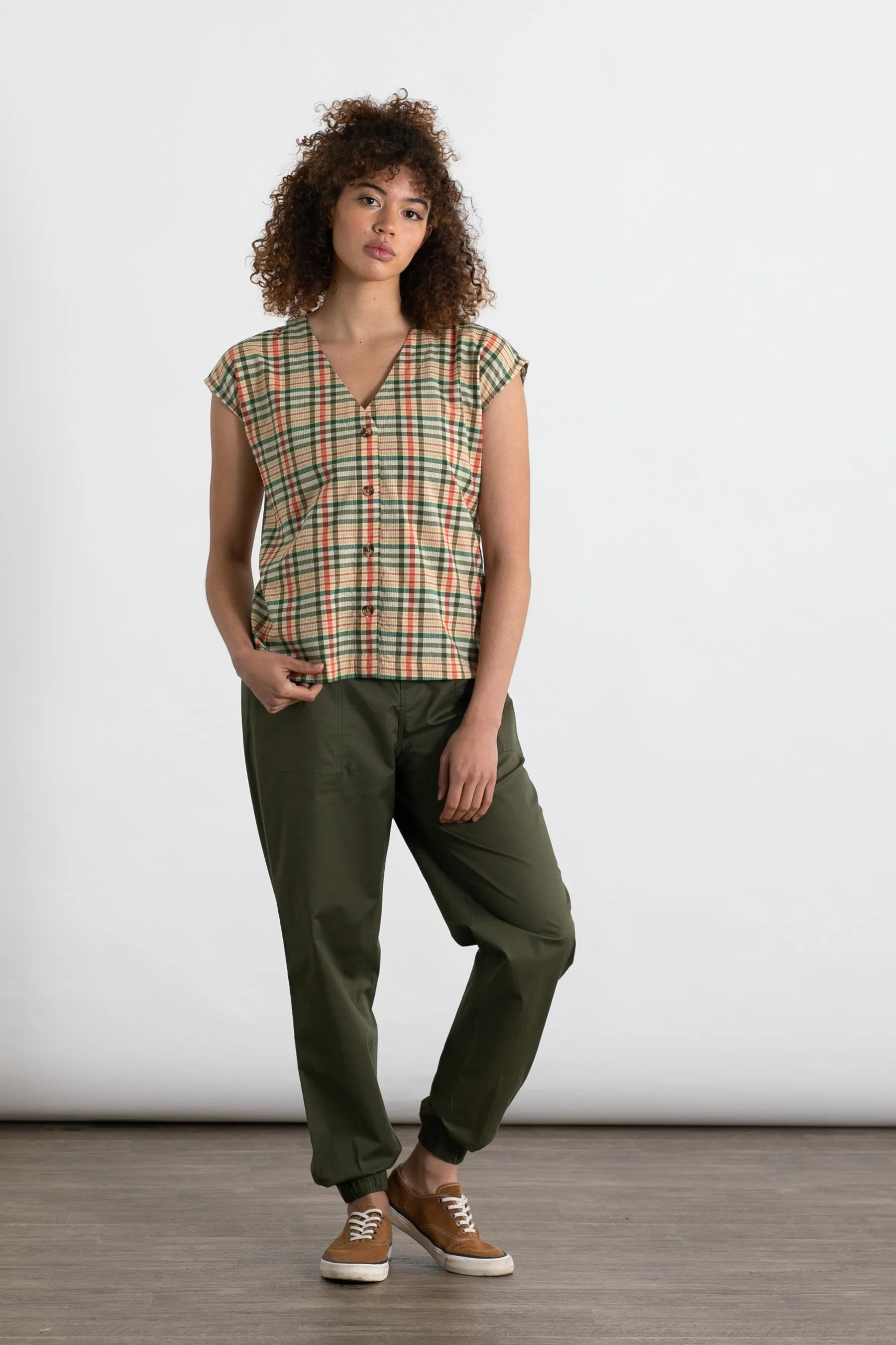 Nora Blouse / Astoria Plaid