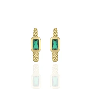 Novella Green Earrings