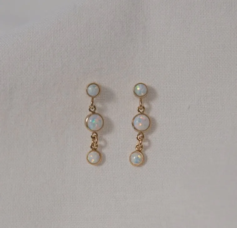 Opalescence Dangle Stud Earrings