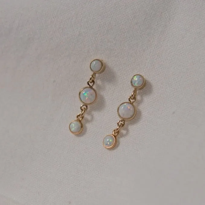 Opalescence Dangle Stud Earrings