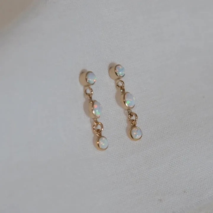 Opalescence Dangle Stud Earrings