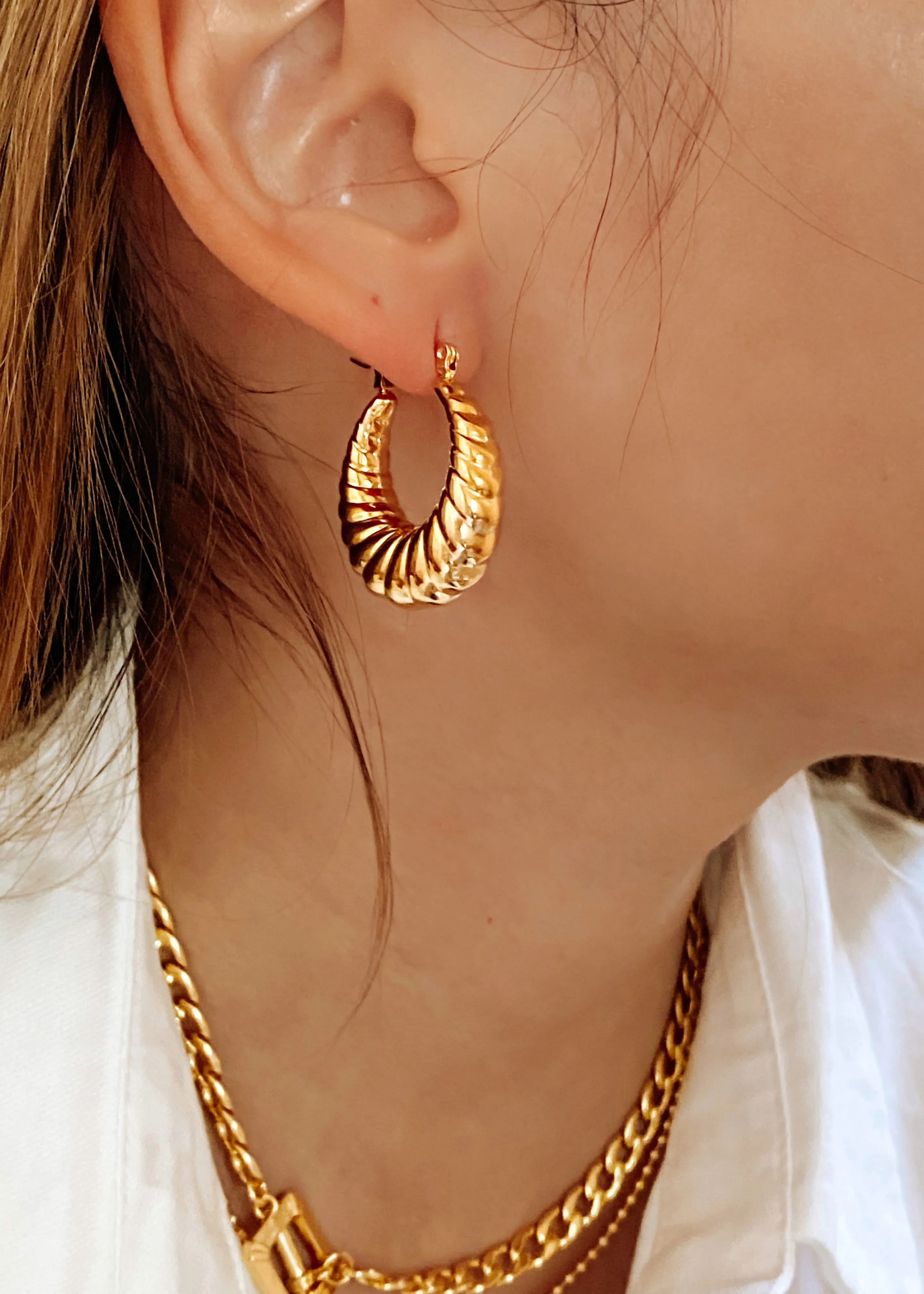 Paris Hoops - Gold Filled