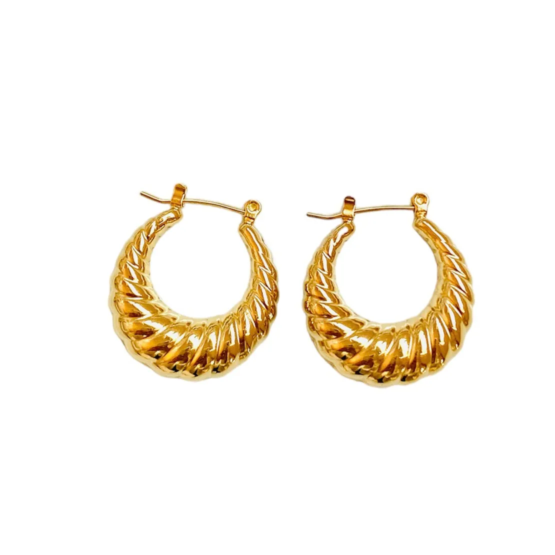 Paris Hoops - Gold Filled