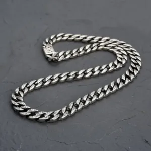 Real S925 Silver 10MM Necklace Certified Silver