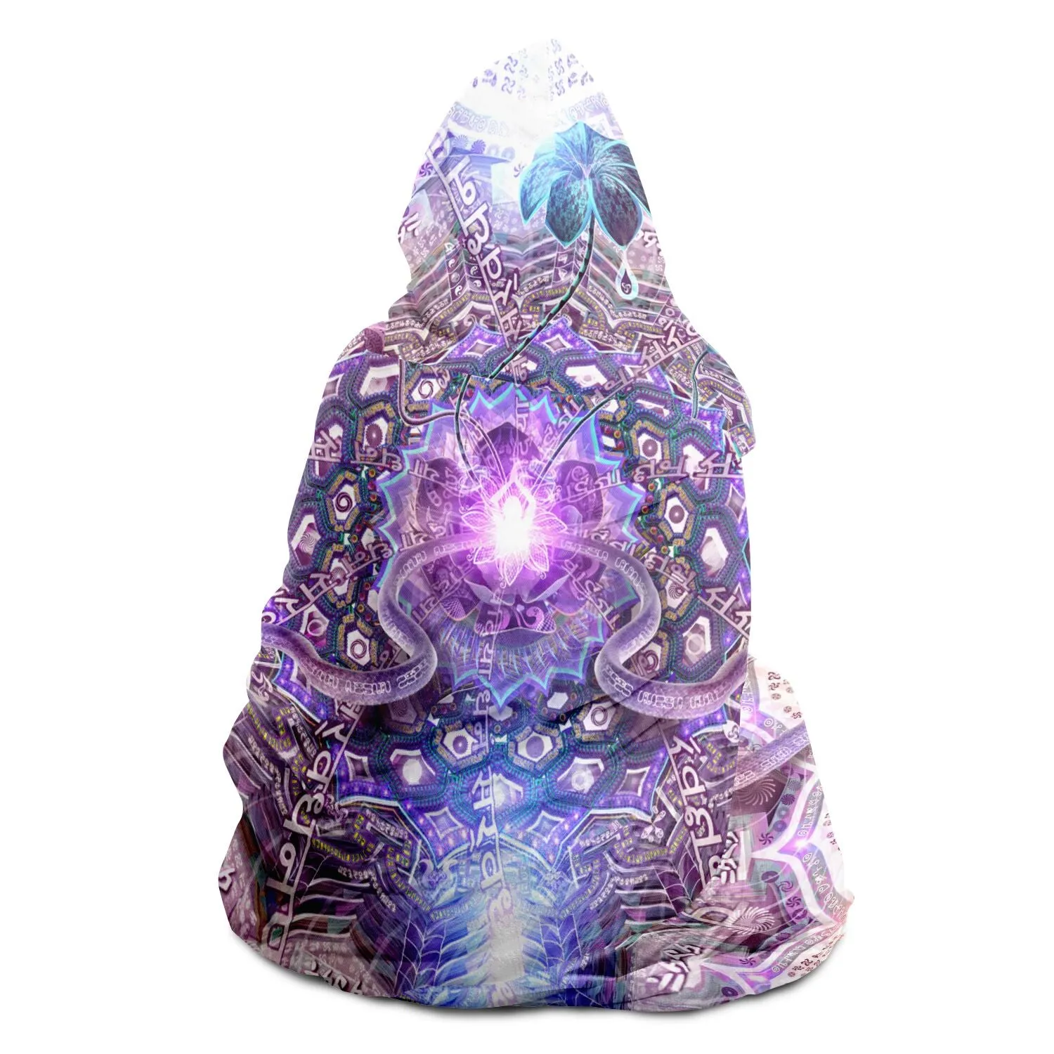 Sahasrara | Crown Chakra Hooded Blanket Sherpa