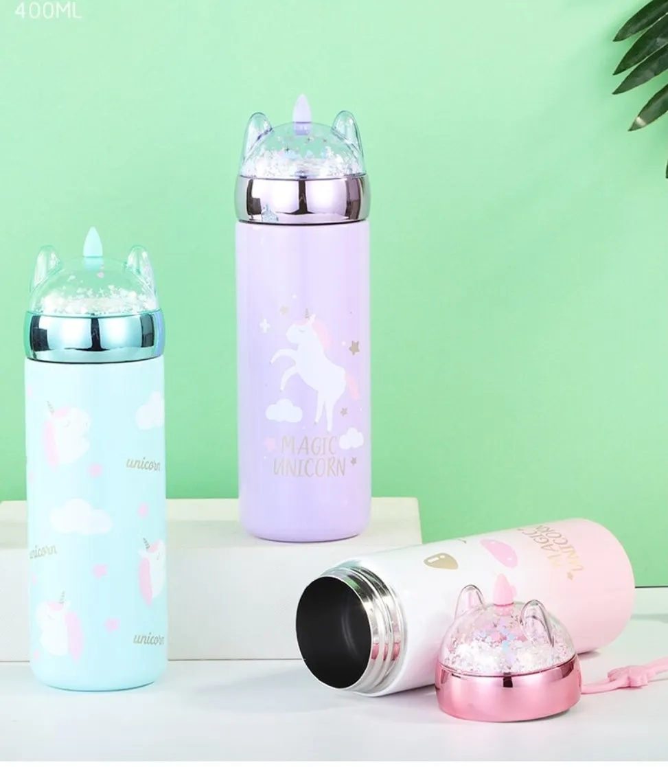 Shimmer Unicorn Flask - 330ml