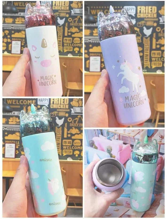 Shimmer Unicorn Flask - 330ml