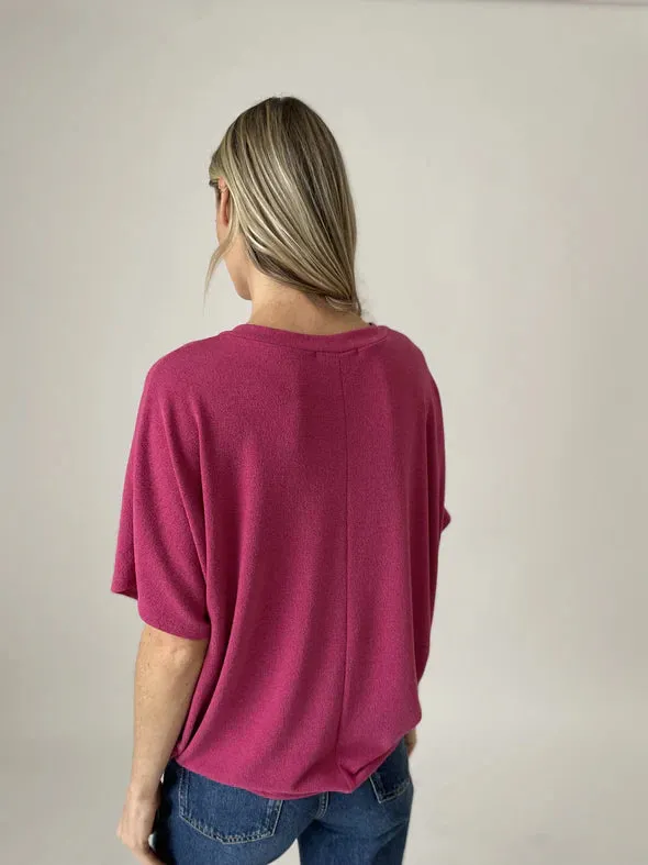 SIX FIFTY RAE SHIRT - FUCHSIA - 3830FUS