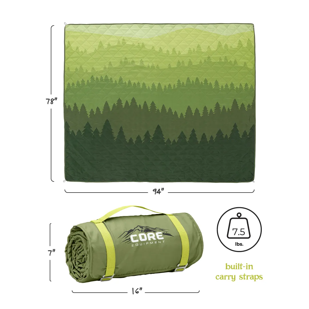 Staydown Anchortech Outdoor Travel Weighted Ground Blanket