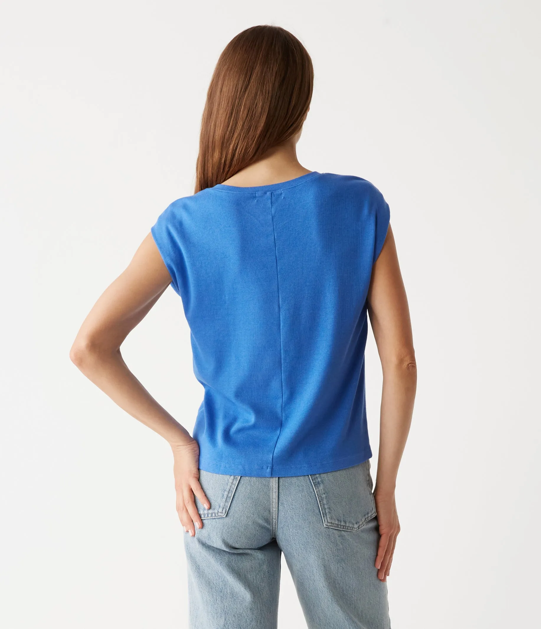 Tati Power Shoulder Top