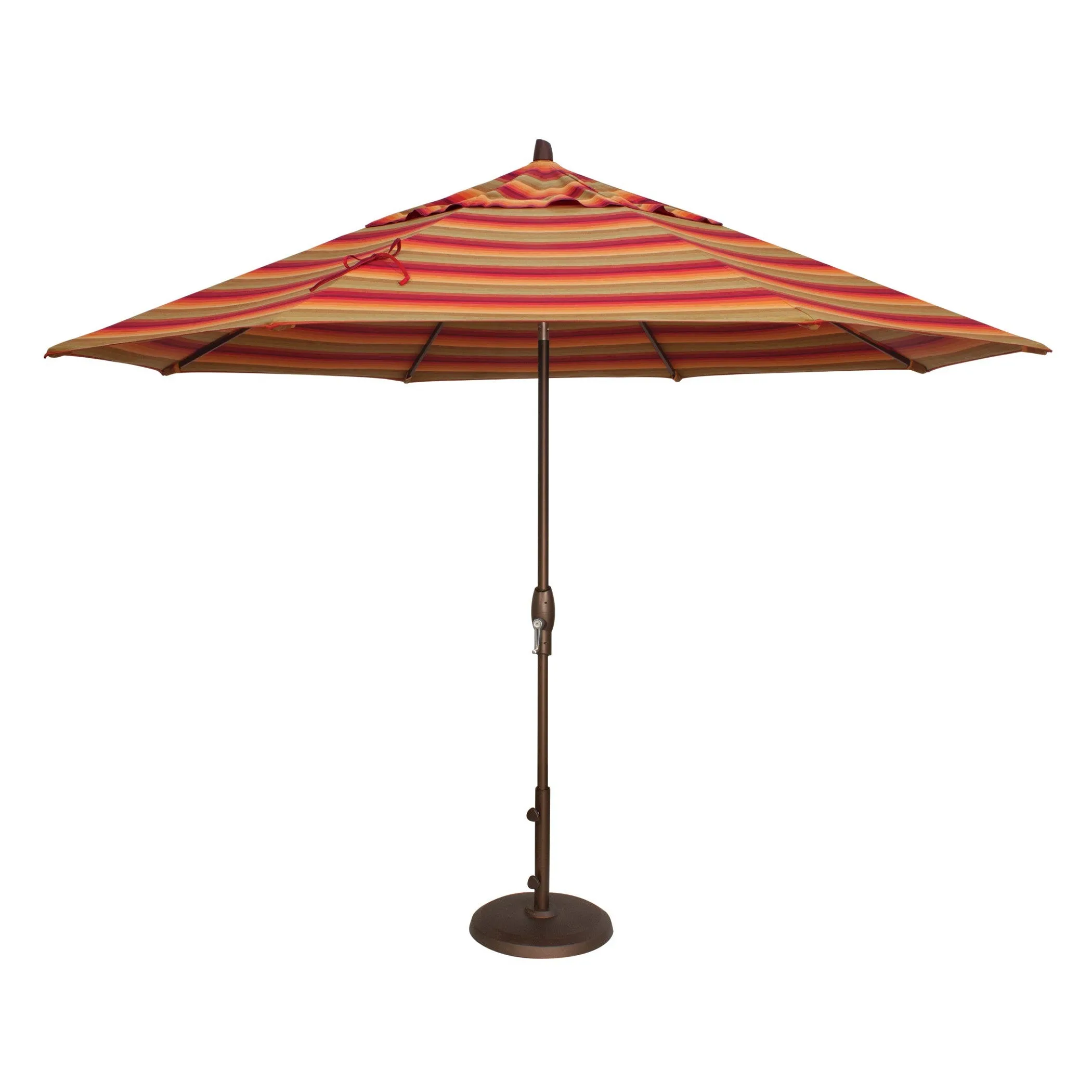 Treasure Garden ® 11 ft Octagonal Outdoor Patio Umbrella (High-Performance Auto-Tilt)