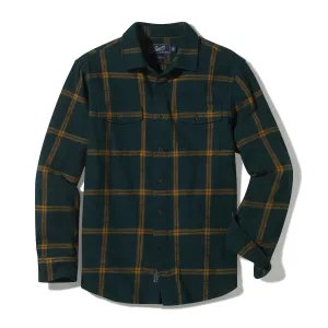 Vintage Slub Twill Shirt - Green Spruce Gold