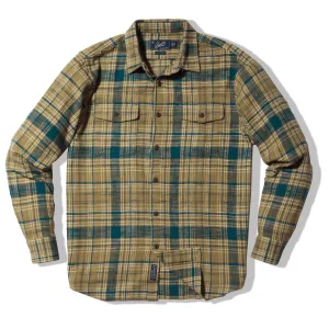 Vintage Slub Twill Shirt - Olive Pine