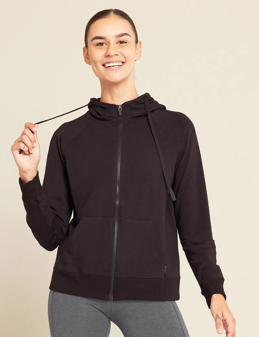 Women's Weekend Zip-Up Hoodie - Black