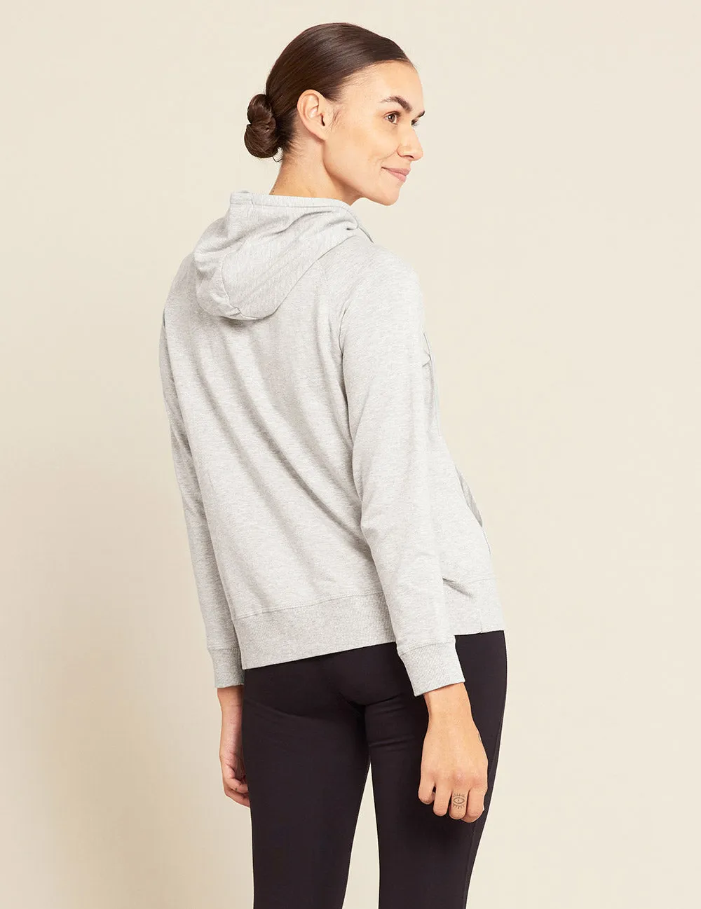 Women's Weekend Zip-Up Hoodie - Grey Marl